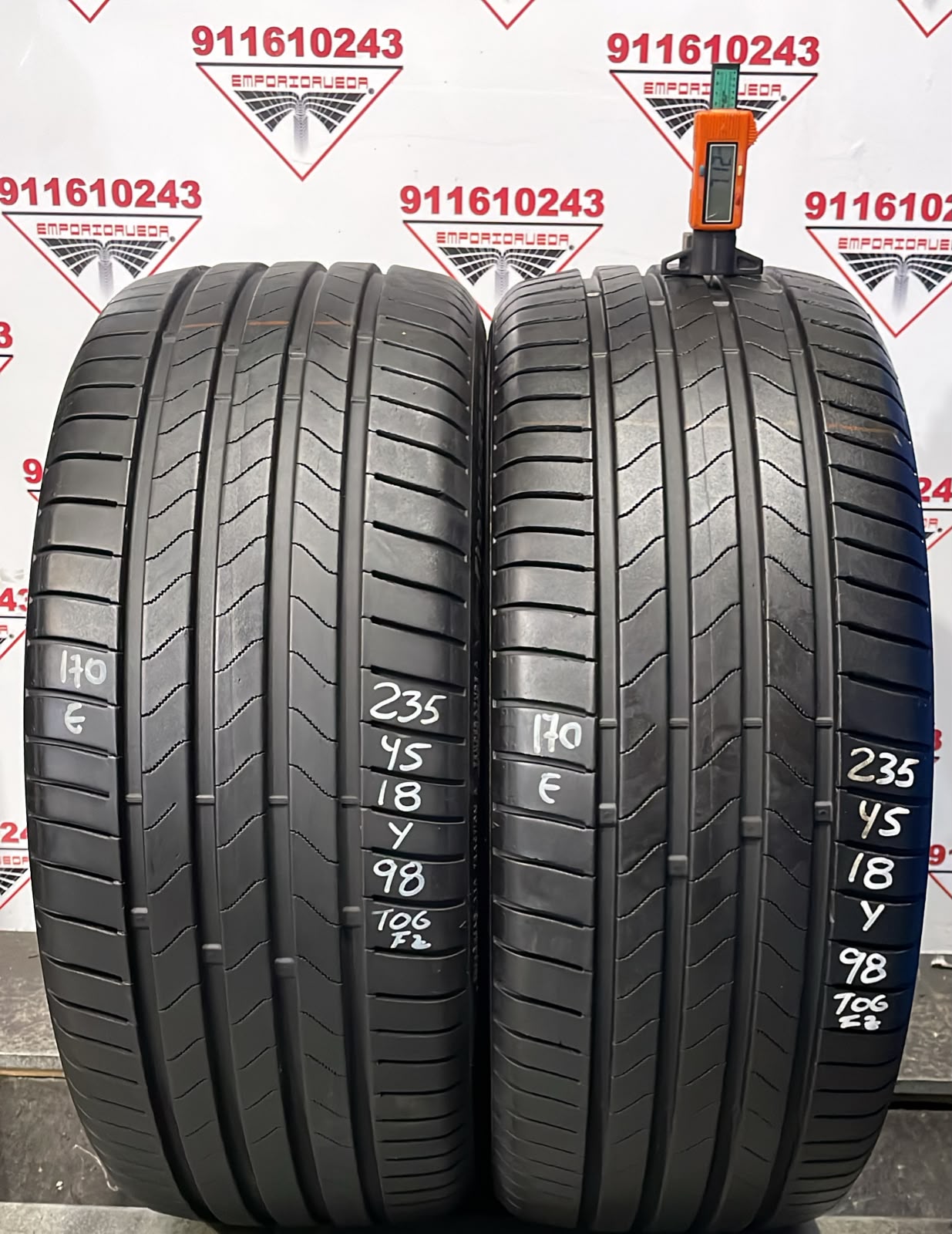 BRIDGESTONE TURANZA 6 USADO  235/45 R18 98 Y